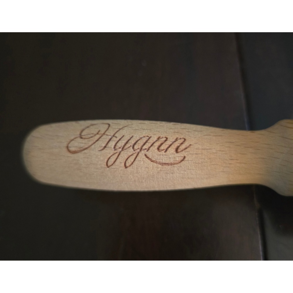 Hygnn Paisley Engraved Wooden Rolling Pin Embossing Dough Roller Wood 15in - Picture 2 of 4